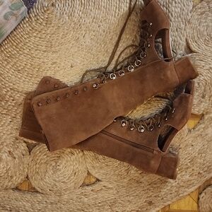 Jeffrey Campbell lace up sandals